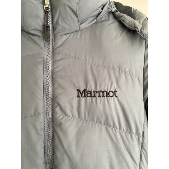 Marmot Women's Montreaux Coat Midnight Navy Size Small Puffer Parka - Picture 3 of 9